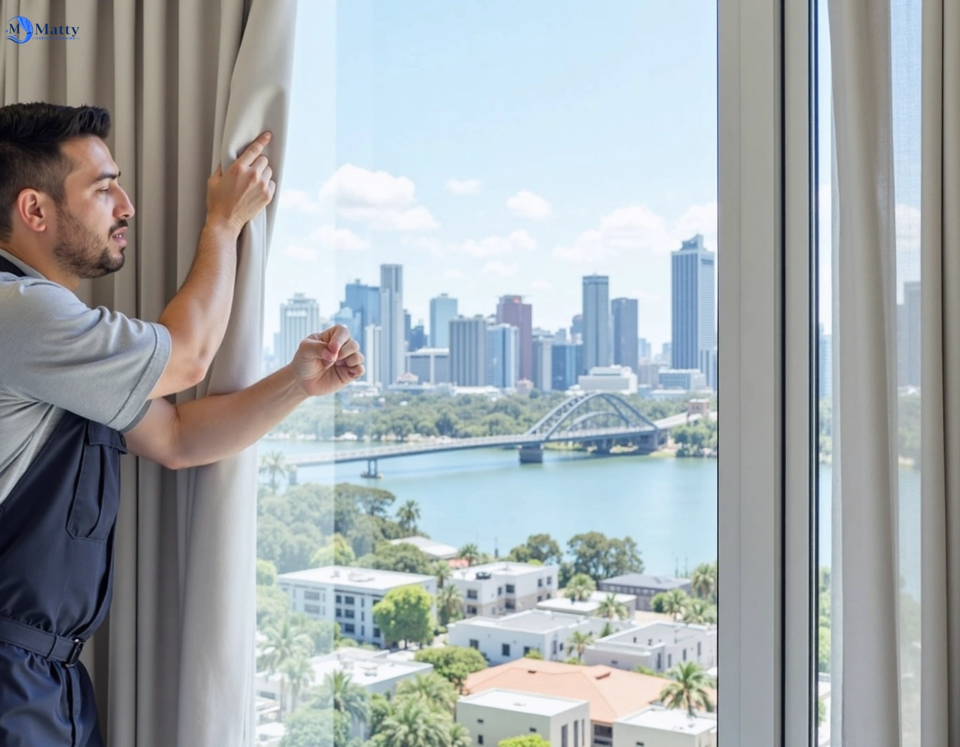 Professional curtain steam cleaning service thomastown-vic QLD by Matty Curtain Cleaning
